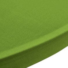 Greatstore 4 db zöld sztreccs asztalterítő 70 cm
