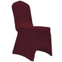 Greatstore 12 db burgundi vörös sztreccs székszoknya