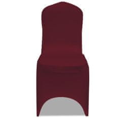 Greatstore 12 db burgundi vörös sztreccs székszoknya