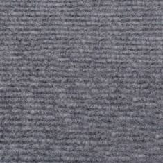 Vidaxl szürke bordás kiállítási szőnyeg 1,2 x 10 m 287671