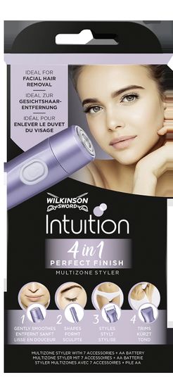 Wilkinson Sword Intuition Perfect Finish 4az1-ben elemes borotva 1xAA alkáli elemmel együtt