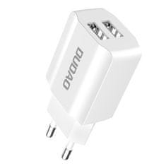 DUDAO A2EU Home Travel töltő 2x USB 2.4A, fehér