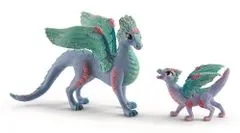 Schleich Virágos sárkány fiókával 70592