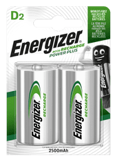 Energizer Power Plus D nagy monocellás 2500mAh 1,2V 2db E300322002