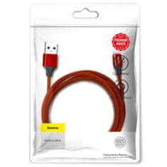 BASEUS Yiven Braid kábel USB / Lightning 1,8m, piros