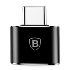 BASEUS adaptér USB / USB Type-C OTG, fekete
