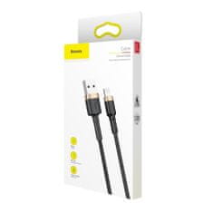 BASEUS Cafule kábel USB / Lightning QC3.0 1m, fekete/arany