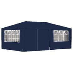 Greatstore kék rendezvénysátor oldalfalakkal 4 x 6 m 90 g/m²