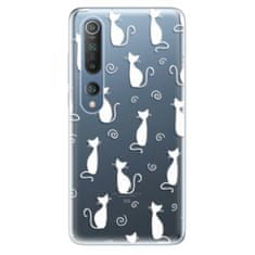 iSaprio Cat pattern 05 - white szilikon tok Xiaomi Mi 10 / Mi 10 Pro