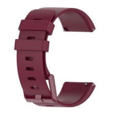 BStrap Silicone (Large) szíj Fitbit Versa / Versa 2, wine red