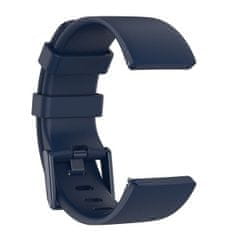 BStrap Silicone (Large) szíj Fitbit Versa / Versa 2, dark blue