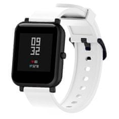 BStrap Silicone szíj Xiaomi Amazfit GTS, white