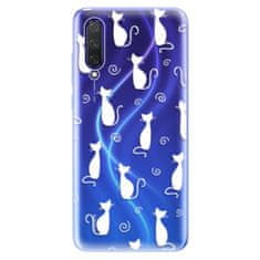 iSaprio Cat pattern 05 - white szilikon tok Xiaomi Mi 9 Lite