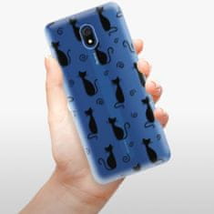 iSaprio Cat pattern 05 - black szilikon tok Xiaomi Redmi 8A