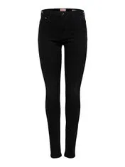 ONLY Női farmernadrág ONLPAOLA Skinny Fit 15167410 Black Denim (méret XS/34)