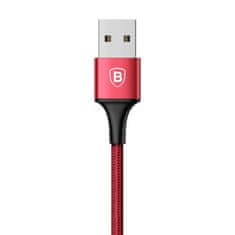 BASEUS Rapid 2in1 kábel USB - Lightning / Micro USB 3A 1.2m, piros