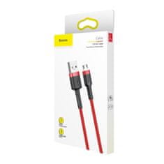 BASEUS Cafule kábel USB / Micro USB QC 3.0 1.5A 2m, piros