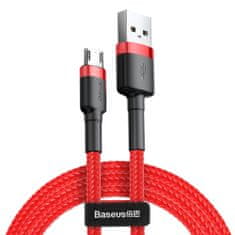 BASEUS Cafule kábel USB / Micro USB QC 3.0 1.5A 2m, piros