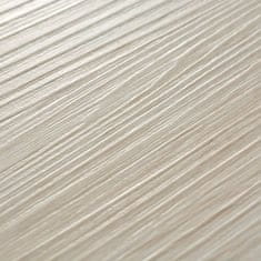 Vidaxl klasszikus fehér tölgy öntapadó PVC padlóburkolók 2,51 m² 2 mm 342874