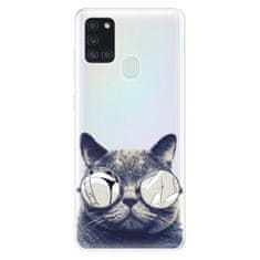 iSaprio Crazy Cat 01 szilikon tok Samsung Galaxy A21s