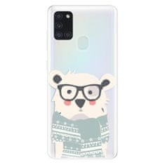 iSaprio Bear with Scarf szilikon tok Samsung Galaxy A21s