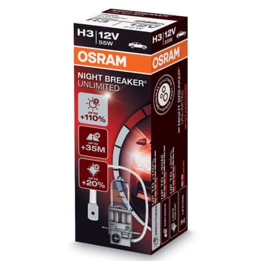 Osram H3 Night Breaker Korlátlan