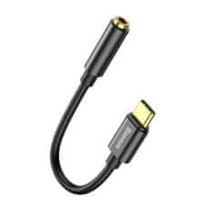 BASEUS L54 adaptér z USB-C 3.5 mm audio jack, fekete