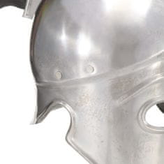 Greatstore ezüstszínű antik görög harcos acélsisak LARP másolat