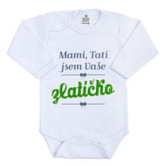 NEW BABY Nyomtatott bodysuit Mommy, Daddy I'm Your Sweetheart - 56 (0-3m)