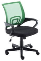 BHM Germany Hanna irodai szék, fekete / zöld