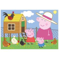 Dino Toys Peppa Malac - csirkék: puzzle 24 db