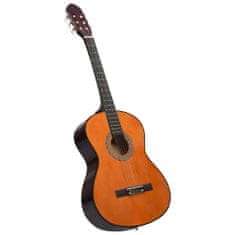Vidaxl klasszikus hársfa gitár kezdőknek 4/4 39" 70112