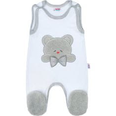 NEW BABY Luxus Honey Bear baba pulóver 3D applikációval - 68 (4-6m)