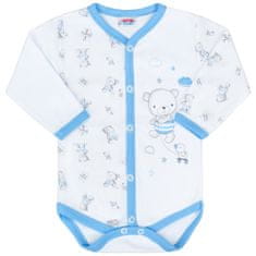 NEW BABY Bears teljes cipzáras bodysuit kék - 50