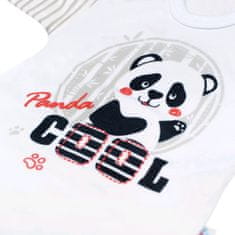 NEW BABY Panda hosszú ujjú baba bodysuit - 74 (6-9m)