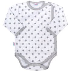 NEW BABY Classic II teljes cipzáras bodysuit csillagokkal - 68 (4-6m)