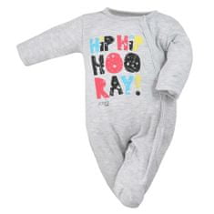 KOALA Hip-Hip Baby Jumpsuit szürke - 68 (4-6m)