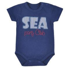 KOALA Baba nyári body Sea Party kék - 62 (3-6m)