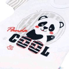 NEW BABY Panda rövid ujjú baba bodysuit - 86 (12-18m)