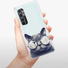 iSaprio Crazy Cat 01 szilikon tok Xiaomi Mi Note 10 Lite