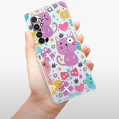 iSaprio Cat pattern 01 szilikon tok Xiaomi Mi Note 10 Lite