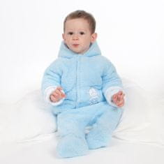 NEW BABY Szép Medve Téli Jumpsuit Kék - 62 (3-6m)