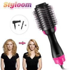 FRILLA® 2 in 1 hajszárító fésű, hajdúsító hajkefe, modern, egyszerű és gyors hajápolás | STYLOOM 2.0