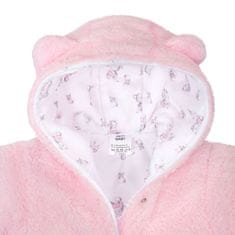 NEW BABY Új Baby Szép Medve Téli Jumpsuit Rózsaszín - 74 (6-9m)