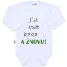 NEW BABY Test nyomtatott új baba evés alvás kaki... 56 (0-3m)