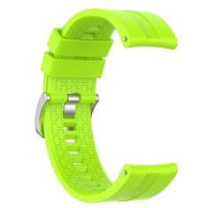 BStrap Silicone Cube szíj Huawei Watch GT 42mm, fruit green