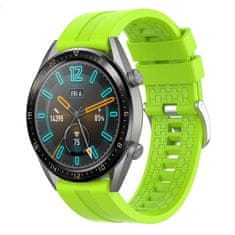 BStrap Silicone Cube szíj Huawei Watch GT 42mm, fruit green