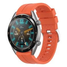 BStrap Silicone Cube szíj Huawei Watch GT 42mm, orange