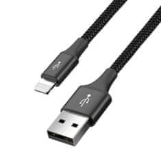 BASEUS 4in1 kábel USB - 2x USB-C / Lightning / micro USB 3.5A 1.2m, fekete