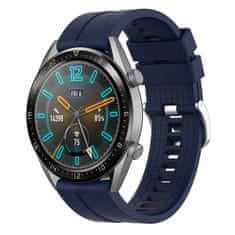 BStrap Silicone Cube szíj Huawei Watch GT 42mm, dark blue